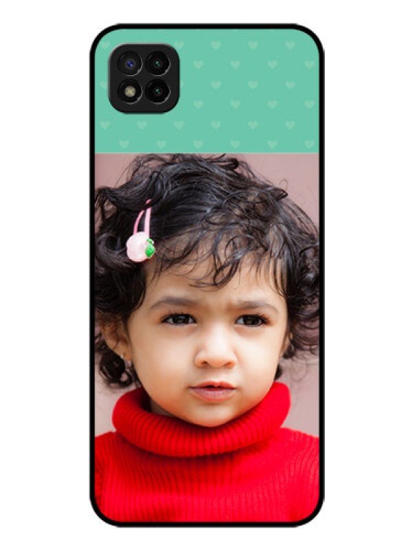 Custom Poco C3 Custom Glass Phone Case - Lovers Picture Design