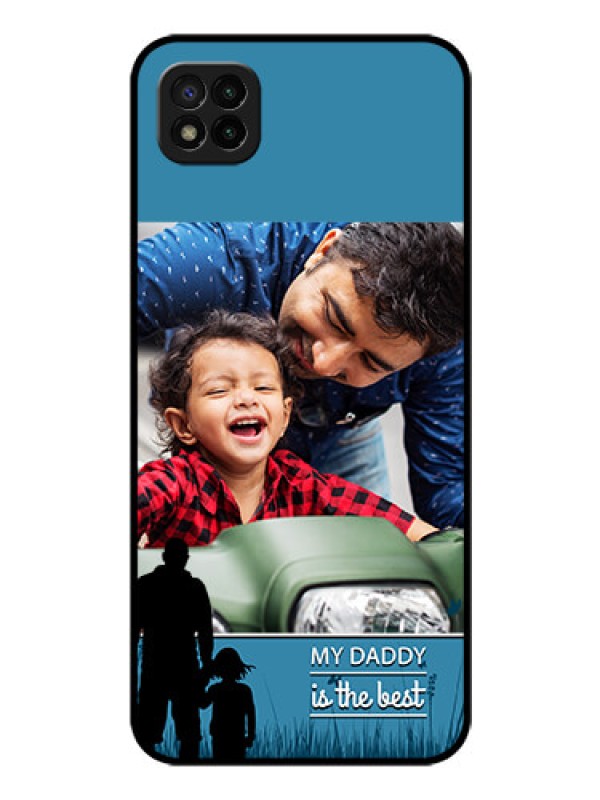 Custom Poco C3 Custom Glass Mobile Case - Best dad design