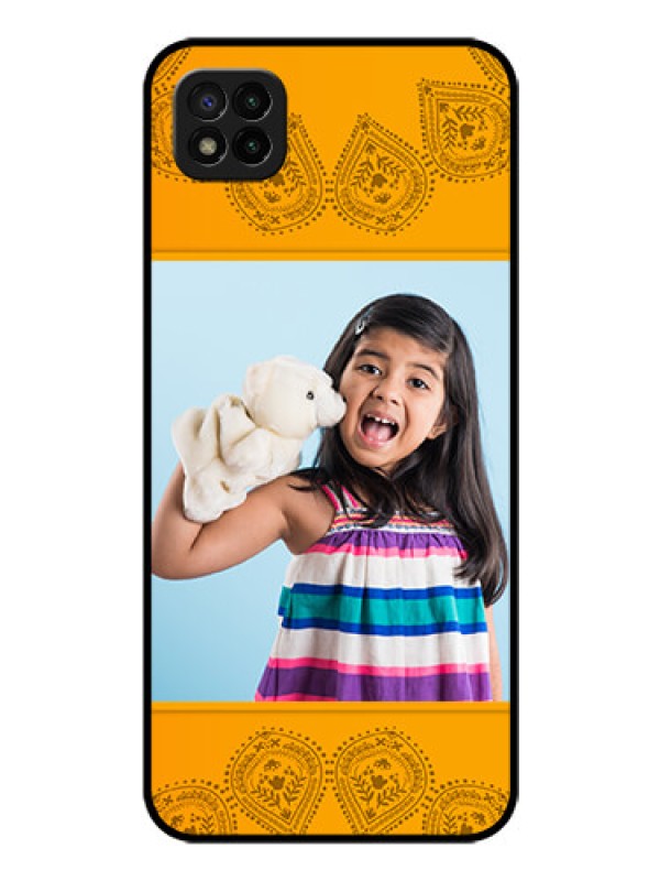 Custom Poco C3 Personalized Glass Phone Case - Photo Wedding Design