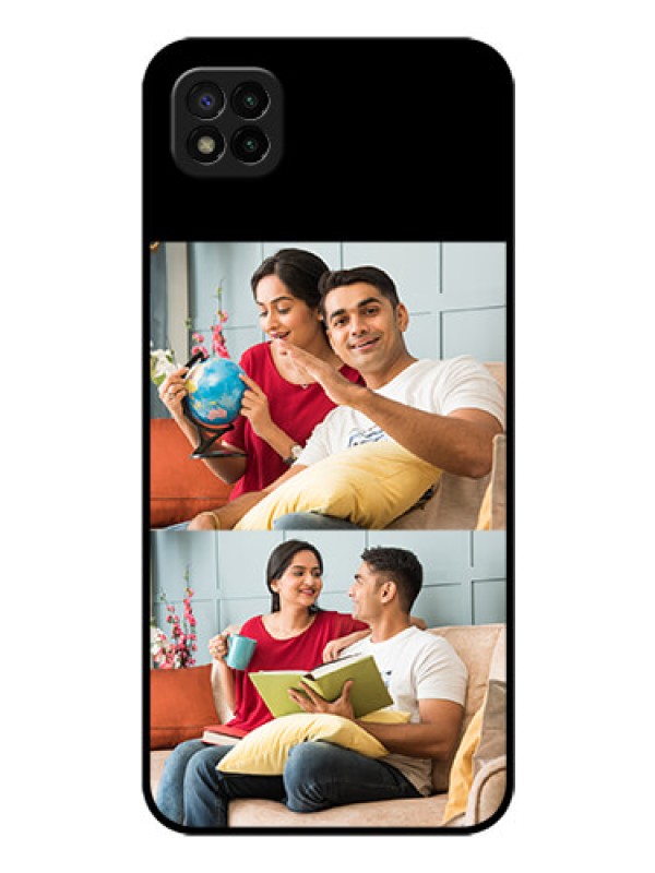 Custom Poco C3 2 Images on Glass Phone Cover