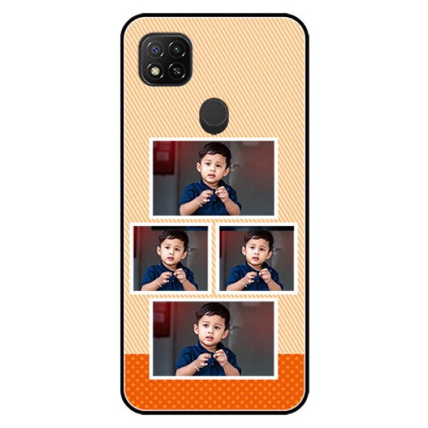 Poco C31 Photo Printing on Glass Case - Bulk Photos Upload Design