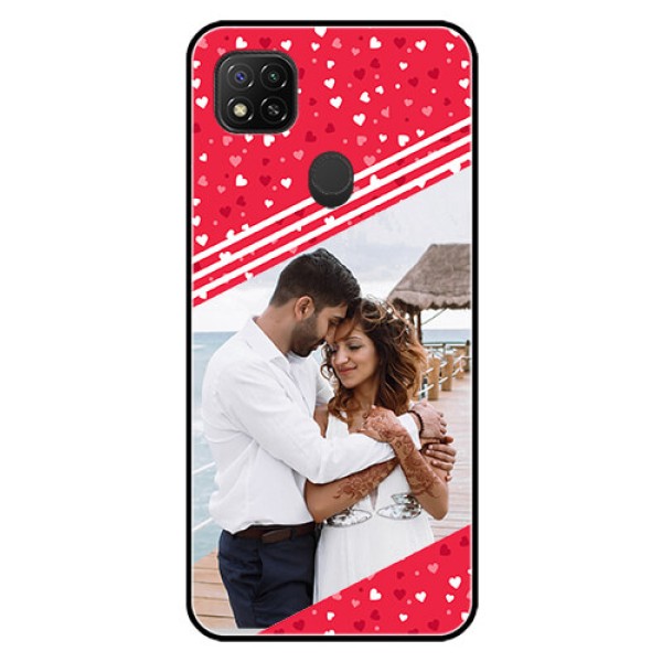 Poco C31 Custom Glass Mobile Case - Valentines Gift Design
