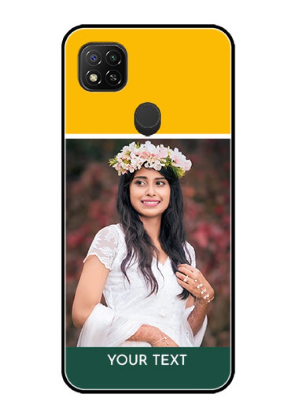 Poco C31 Photo Printing on Glass Case - Love You Design