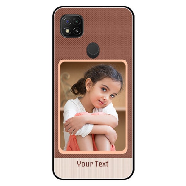 Poco C31 Custom Glass Phone Case - Simple Pic Upload Design