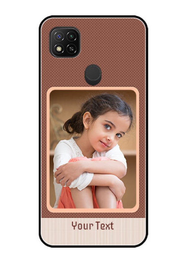 Poco C31 Custom Glass Phone Case - Simple Pic Upload Design