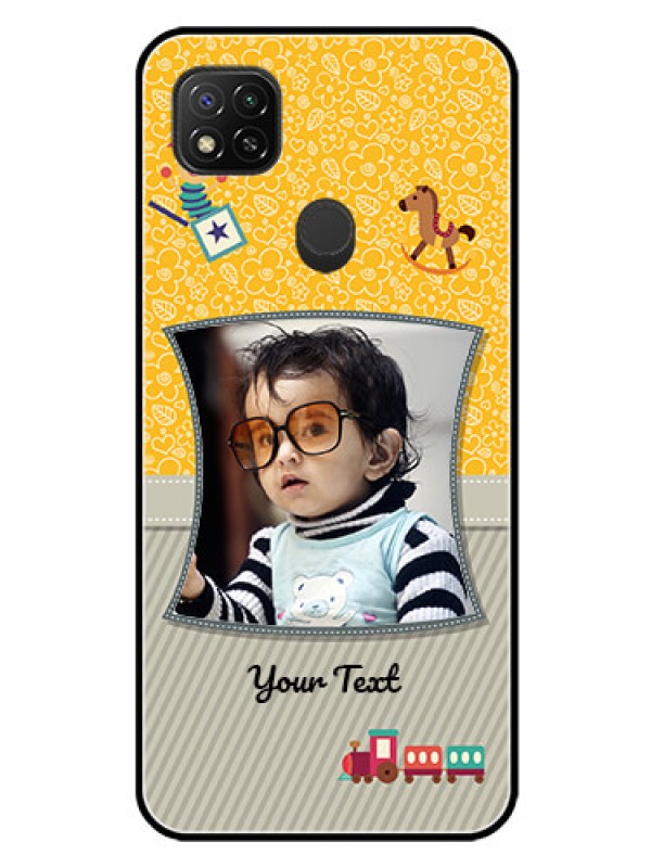 Custom Poco C31 Personalized Glass Phone Case - Baby Picture Upload Design