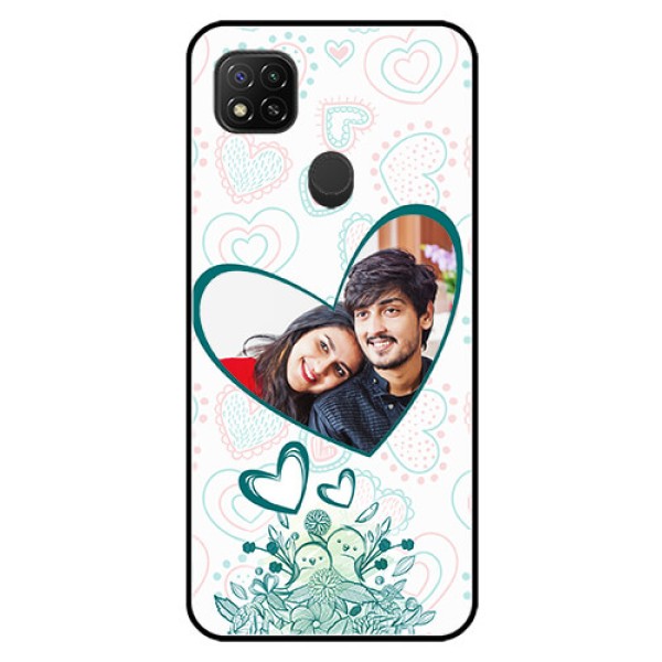 Poco C31 Photo Printing on Glass Case - Premium Couple Design