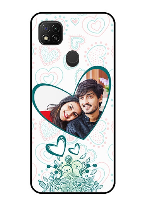Poco C31 Photo Printing on Glass Case - Premium Couple Design