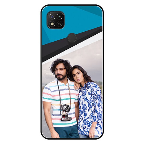 Poco C31 Photo Printing on Glass Case - Simple Pattern Photo Upload Design Poco C31 Photo Printing on Glass Case - Simple Pattern Photo Upload Design