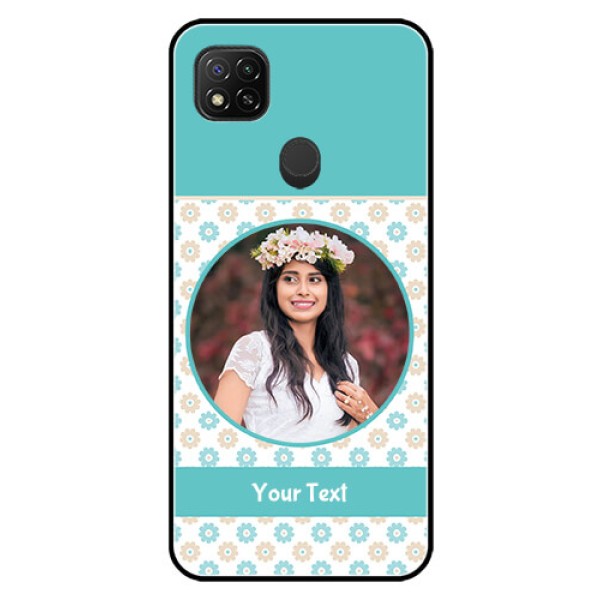 Poco C31 Custom Glass Mobile Case - Beautiful Flowers Design