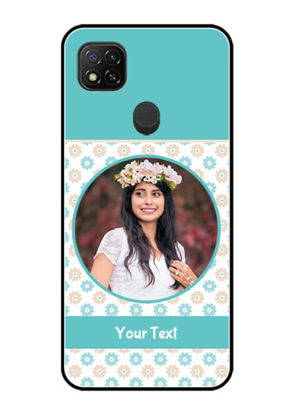 Poco C31 Custom Glass Mobile Case - Beautiful Flowers Design