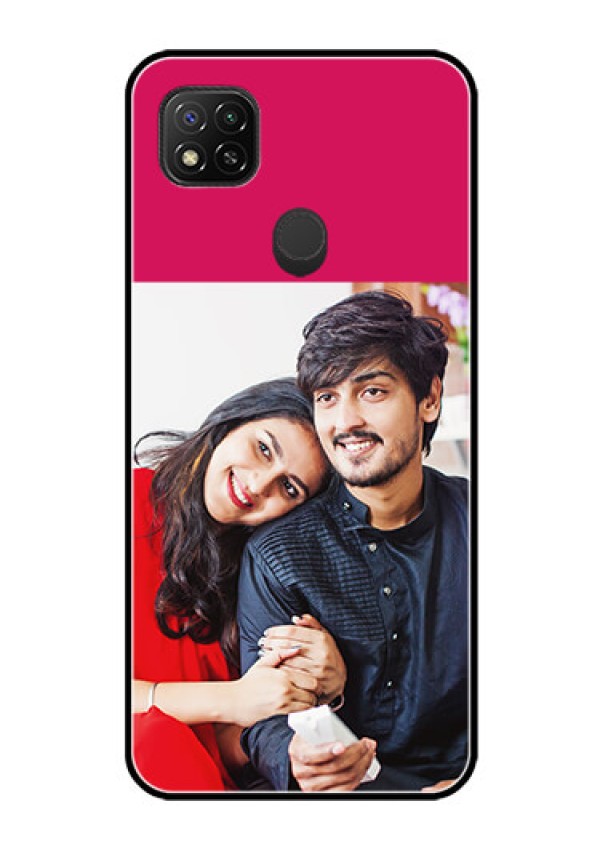 Poco C31 Custom Glass Mobile Case - Anniversary Cover Design