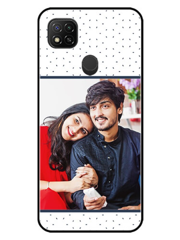 Custom Poco C31 Personalized Glass Phone Case - Premium Dot Design
