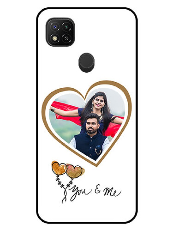 Custom Poco C31 Custom Glass Mobile Case - You & Me Design