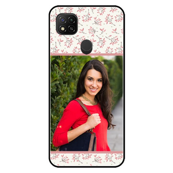Poco C31 Custom Glass Phone Case - Premium Floral Design