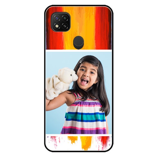 Poco C31 Personalized Glass Phone Case - Multi Color Design