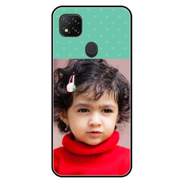 Poco C31 Custom Glass Phone Case - Lovers Picture Design