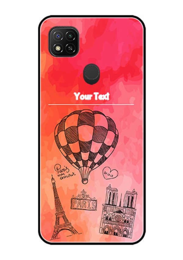 Poco C31 Custom Glass Phone Case - Paris Theme Design