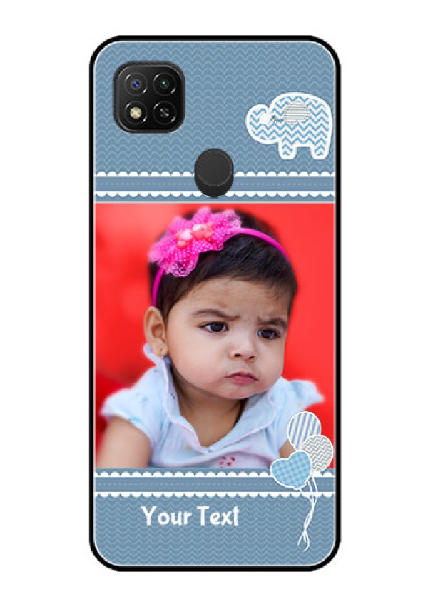 Poco C31 Photo Printing on Glass Case - with Kids Pattern Design