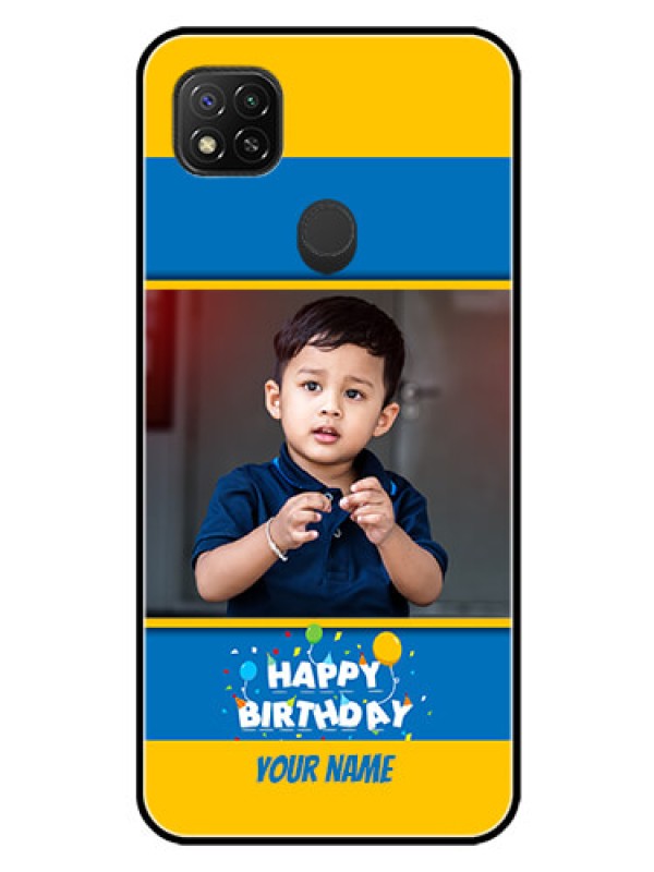 Custom Poco C31 Custom Glass Mobile Case - Birthday Wishes Design