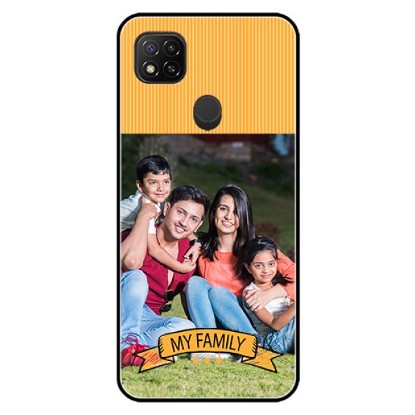 Poco C31 Custom Glass Phone Case - My Family Design