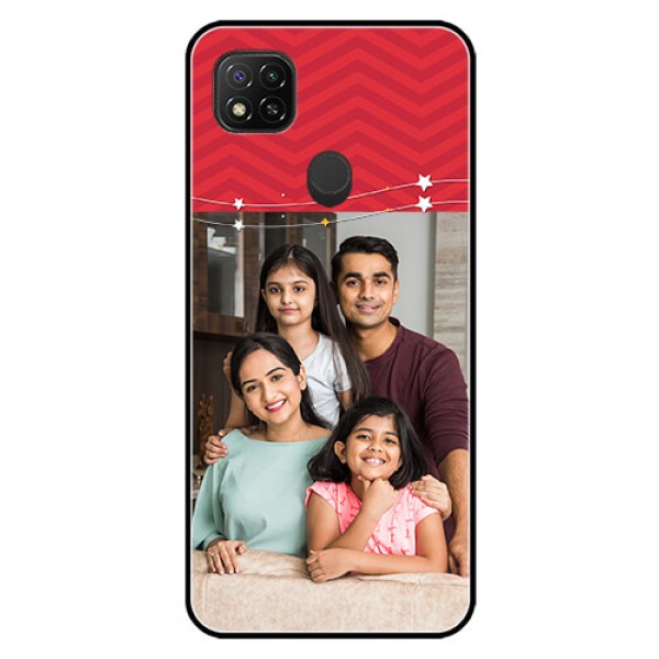 Poco C31 Personalized Glass Phone Case - Happy Family Design