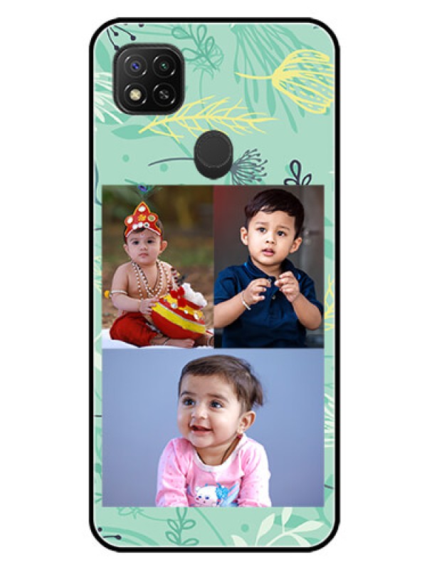 Custom Poco C31 Photo Printing on Glass Case - Forever Family Design 