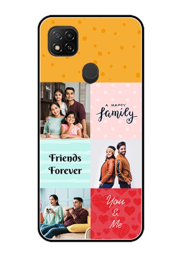 Poco C31 Personalized Glass Phone Case - Images with Quotes Design
