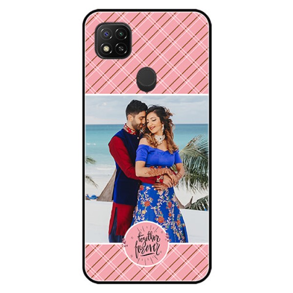 Poco C31 Personalized Glass Phone Case - Together Forever Design