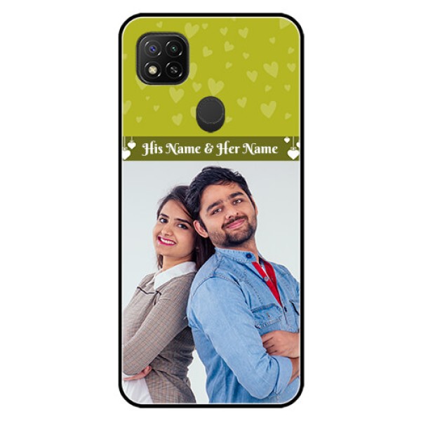 Poco C31 Custom Glass Phone Case - You & Me Heart Design