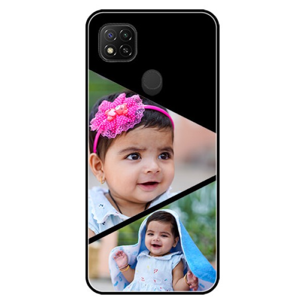 Poco C31 Custom Glass Phone Case - Semi Cut Design