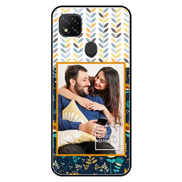Poco C31 Custom Glass Mobile Case - Pattern Design