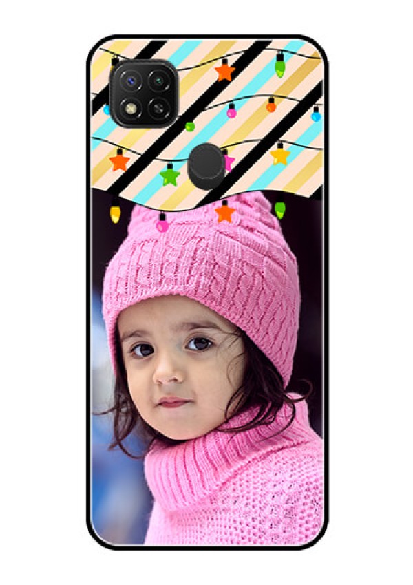 Poco C31 Custom Glass Mobile Case - Lights Hanging Design