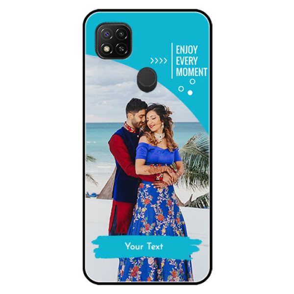 Poco C31 Custom Glass Mobile Case - Happy Moment Design