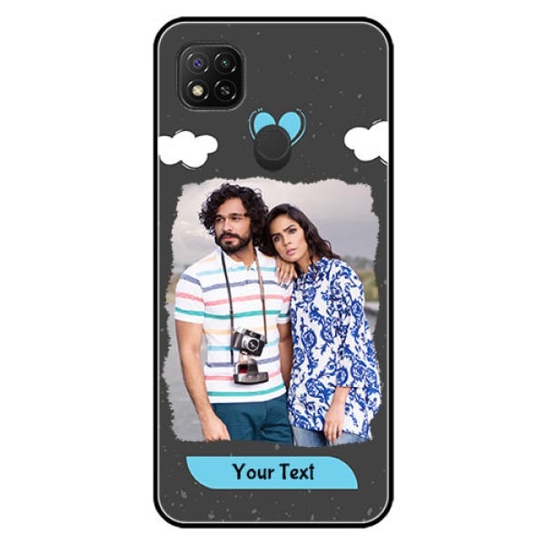 Poco C31 Custom Glass Phone Case - Splashes with love doodles Design Poco C31 Custom Glass Phone Case - Splashes with love doodles Design