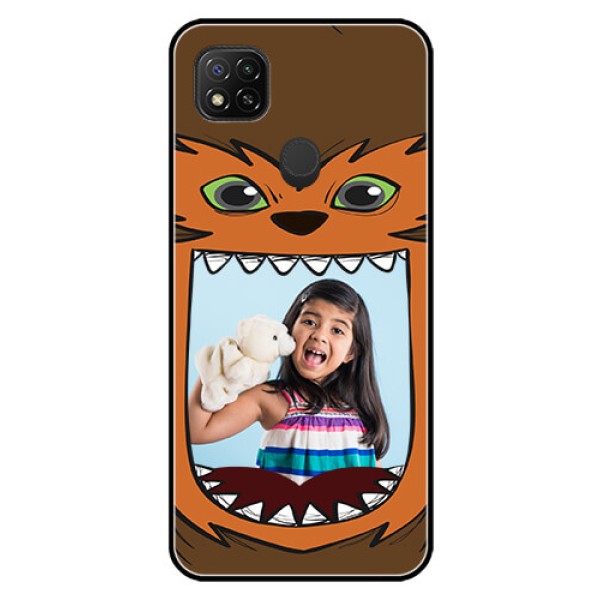 Poco C31 Photo Printing on Glass Case - Owl Monster Back Case Design Poco C31 Photo Printing on Glass Case - Owl Monster Back Case Design