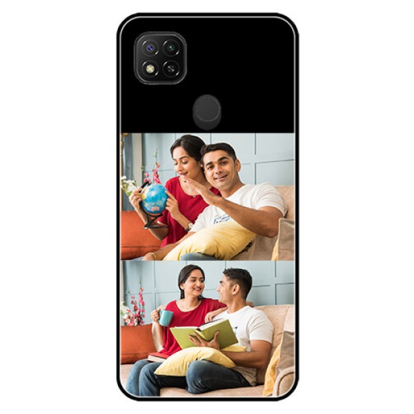 Poco C31 2 Images on Glass Phone Cover