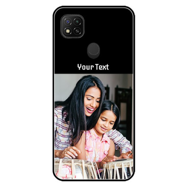 Poco C31 Photo with Name on Glass Phone Case