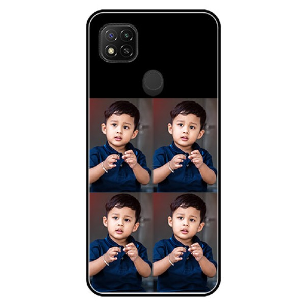 Poco C31 4 Image Holder on Glass Mobile Cover