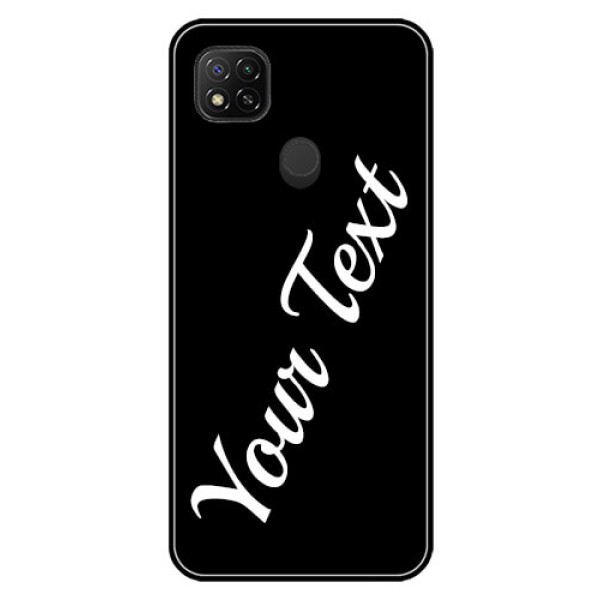 Poco C31 Custom Glass Mobile Cover with Your Name