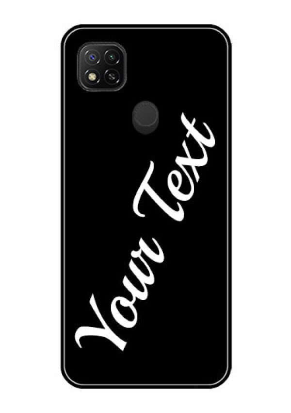 Poco C31 Custom Glass Mobile Cover with Your Name