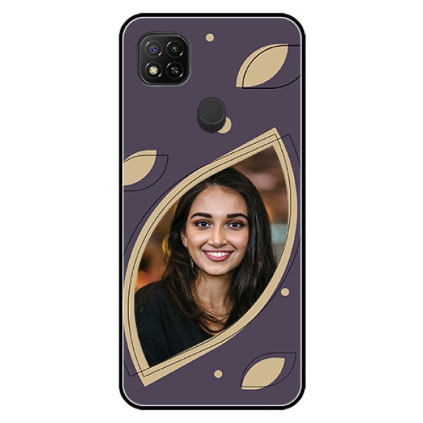 Poco C31 Custom Glass Mobile Case - Falling Leaf Design