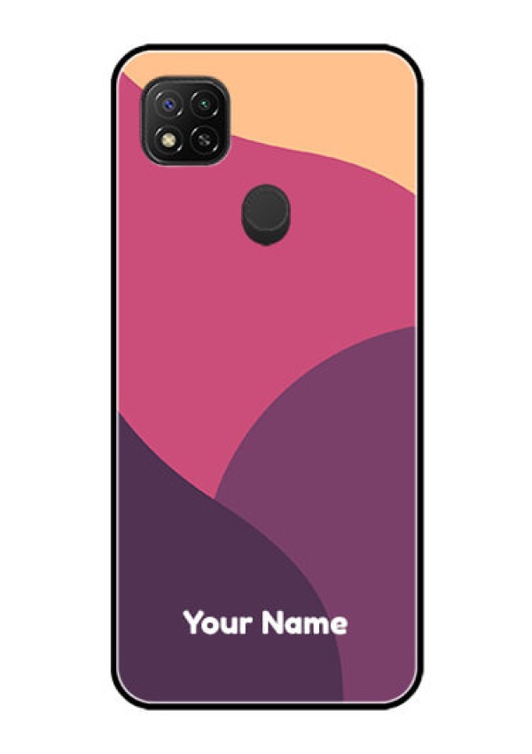 Poco C31 Custom Glass Phone Case - Mixed Multi-colour abstract art Design
