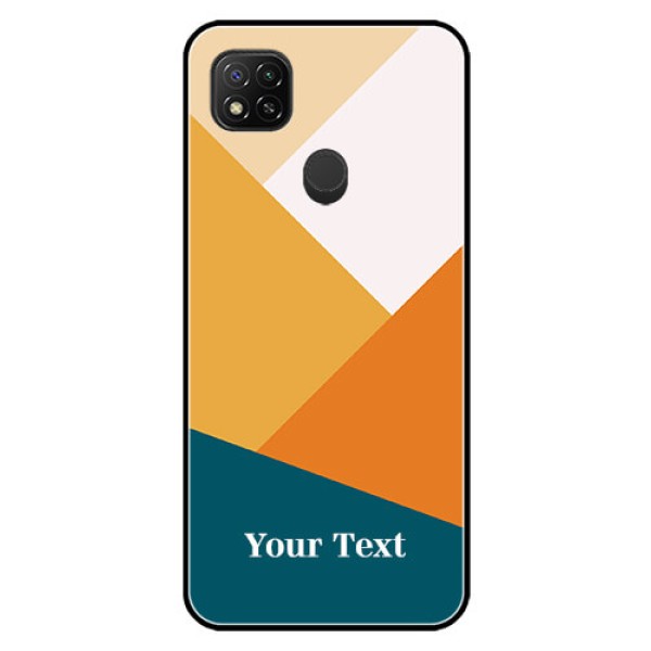 Poco C31 Personalized Glass Phone Case - Stacked Multi-colour Design Poco C31 Personalized Glass Phone Case - Stacked Multi-colour Design