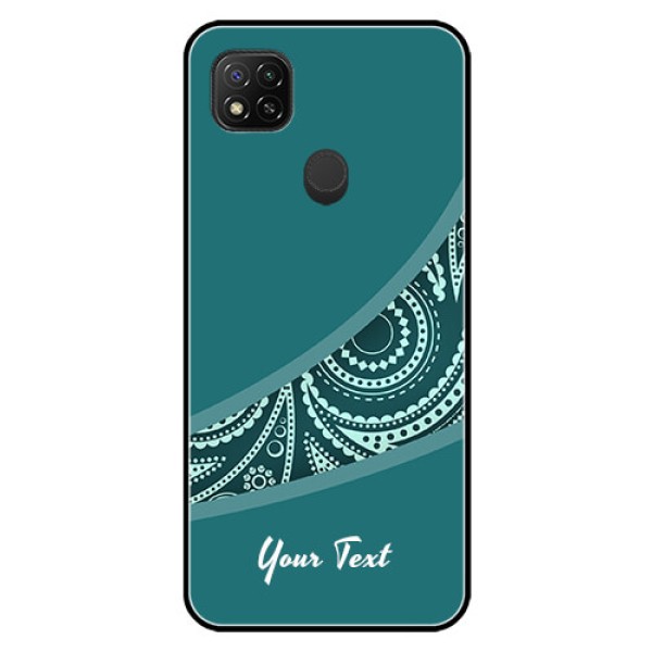 Poco C31 Photo Printing on Glass Case - semi visible floral Design Poco C31 Photo Printing on Glass Case - semi visible floral Design