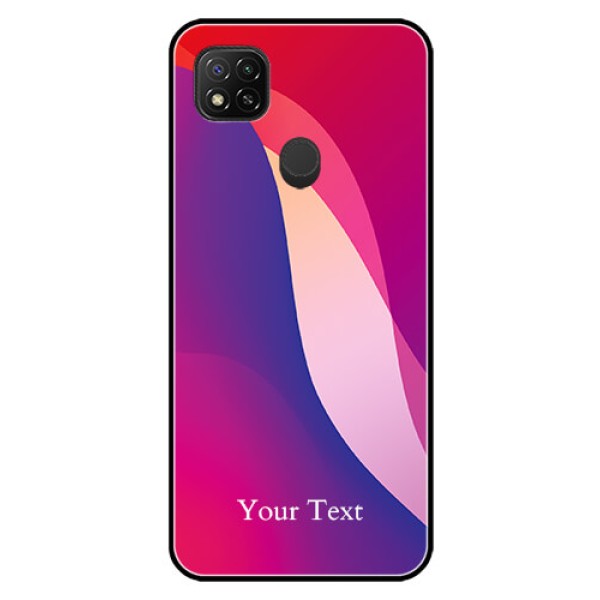 Poco C31 Personalized Glass Phone Case - Digital abstract Overlap Design Poco C31 Personalized Glass Phone Case - Digital abstract Overlap Design