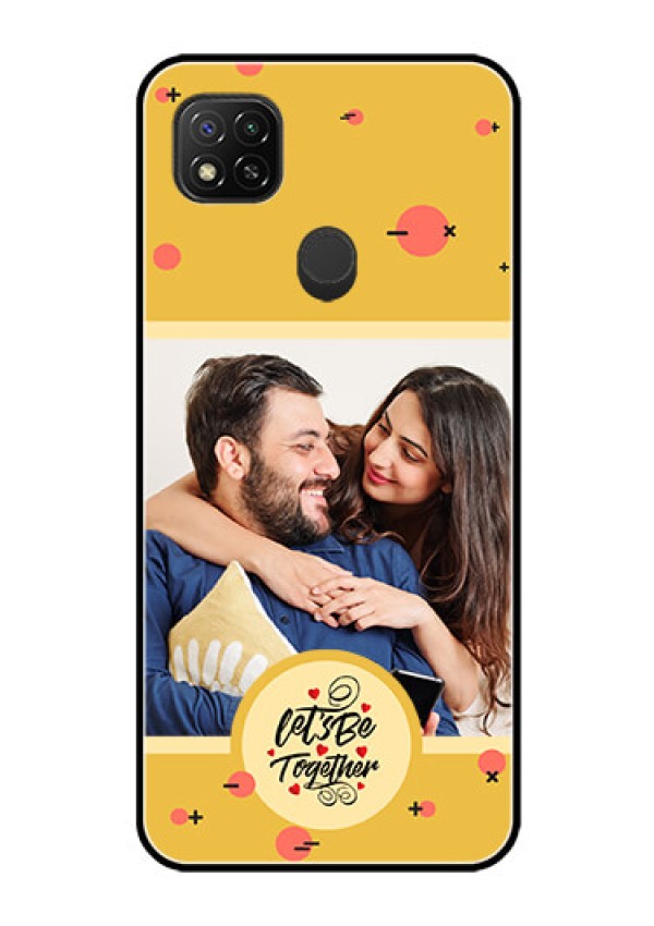 Poco C31 Photo Printing on Glass Case - Lets be Together Design