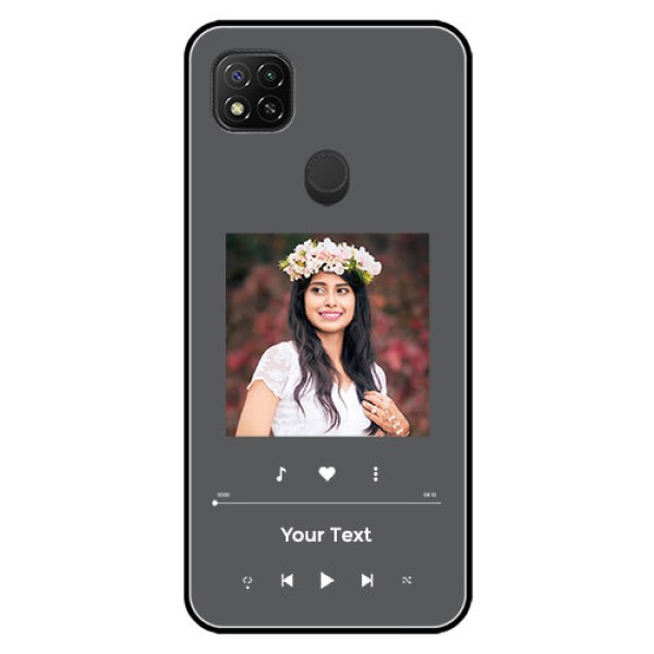 Poco C31 Custom Glass Mobile Case - Play The Music Design