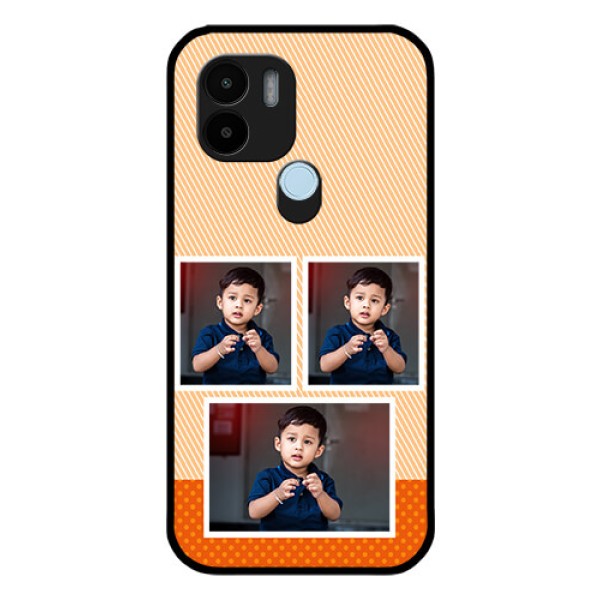 Poco C50 Photo Printing on Glass Case - Bulk Photos Upload Design