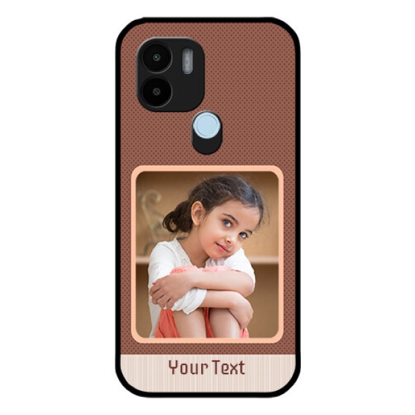Poco C50 Custom Glass Phone Case - Simple Pic Upload Design